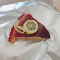 Snapdishの料理写真:豆腐蜂蜜レモンケーキ|タヌキさん