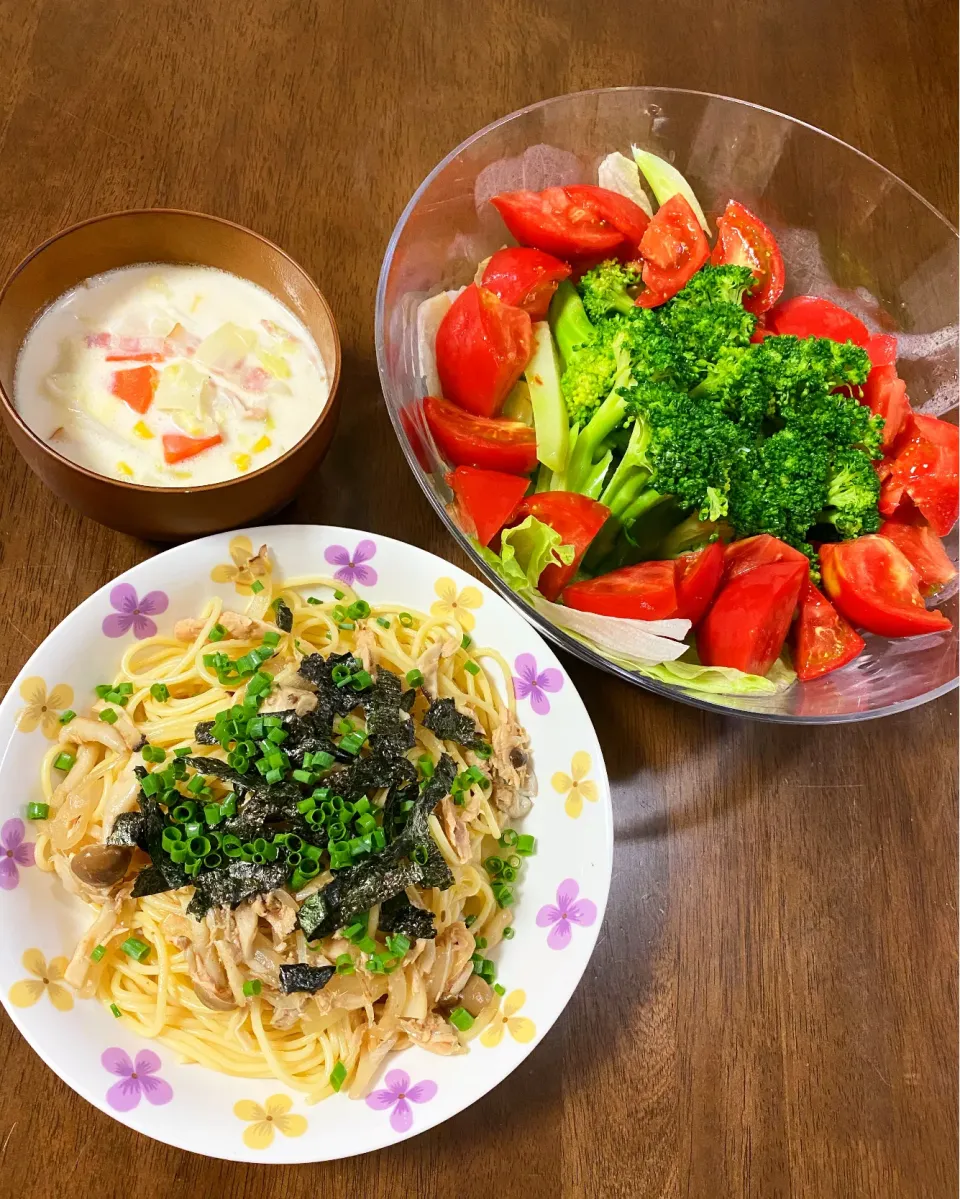 きのことツナの和風スパゲティ🍝|み〜さん