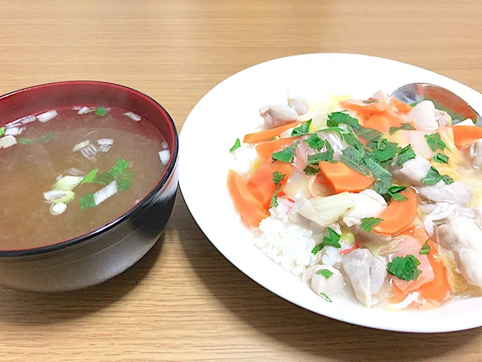 あんかけ丼　中華風|ハギさん