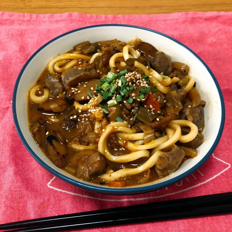 豚汁リメイク🐷カレーうどん|安侑美のロカボ日記✈︎さん