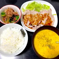 かぼちゃのポタージュ|納豆あぶらあげさん