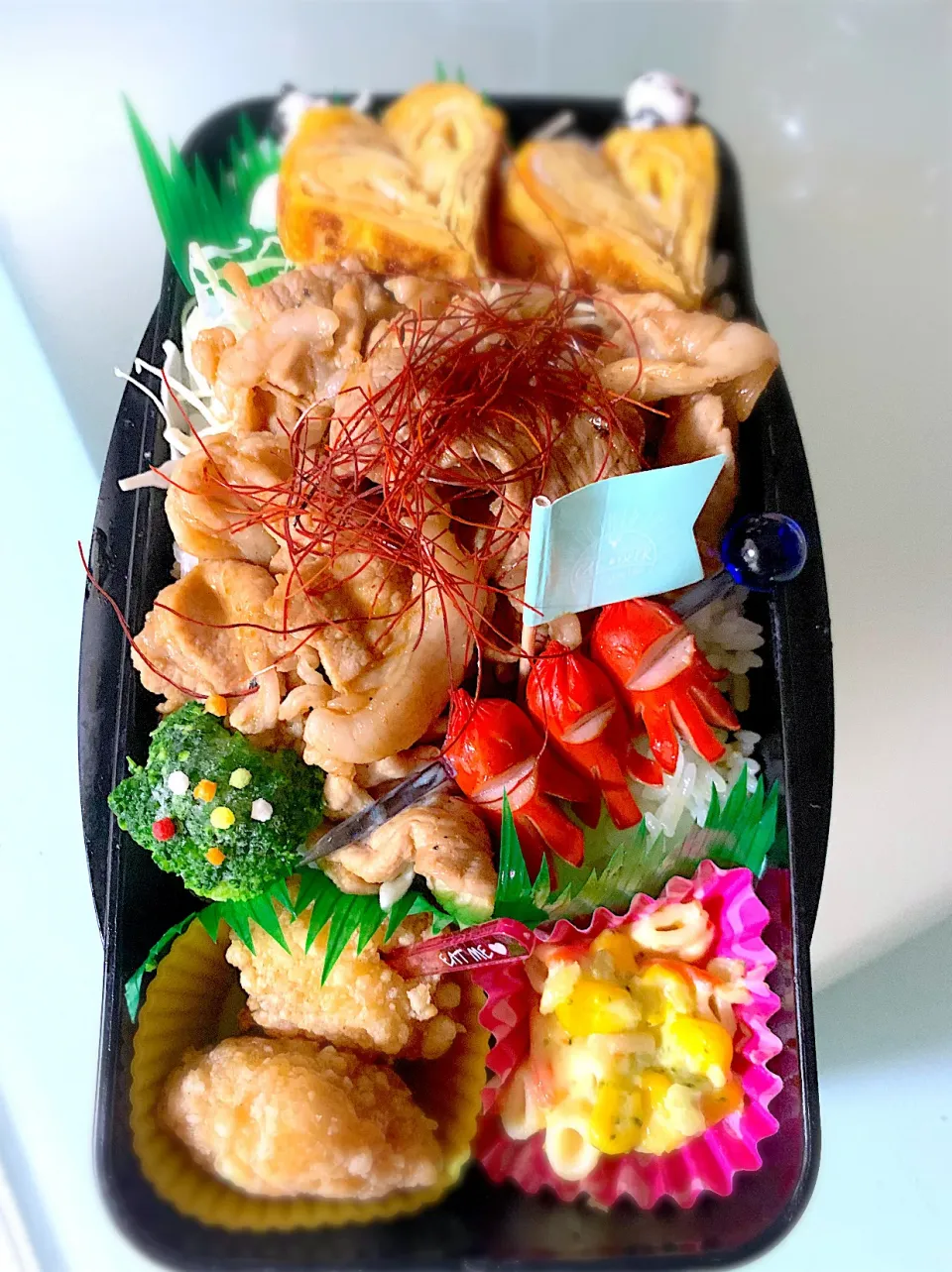 #息子弁当 
 #のっけ弁 
#焼肉弁当
 #行ってらっしゃい 🙋‍♀️|Yukaさん