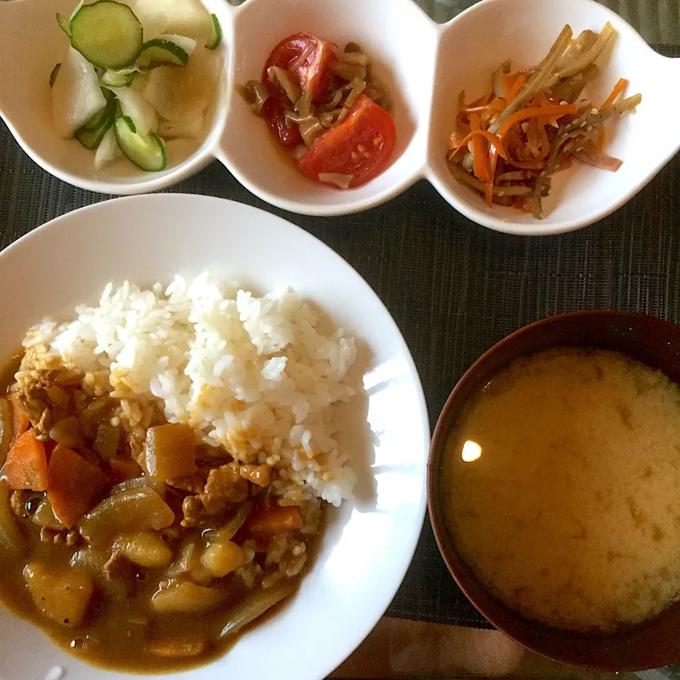 2020年７月1日男前美容師の手作り朝ごはん　カレーライス🍛|^・ω・)/ ♪|Booパパさん