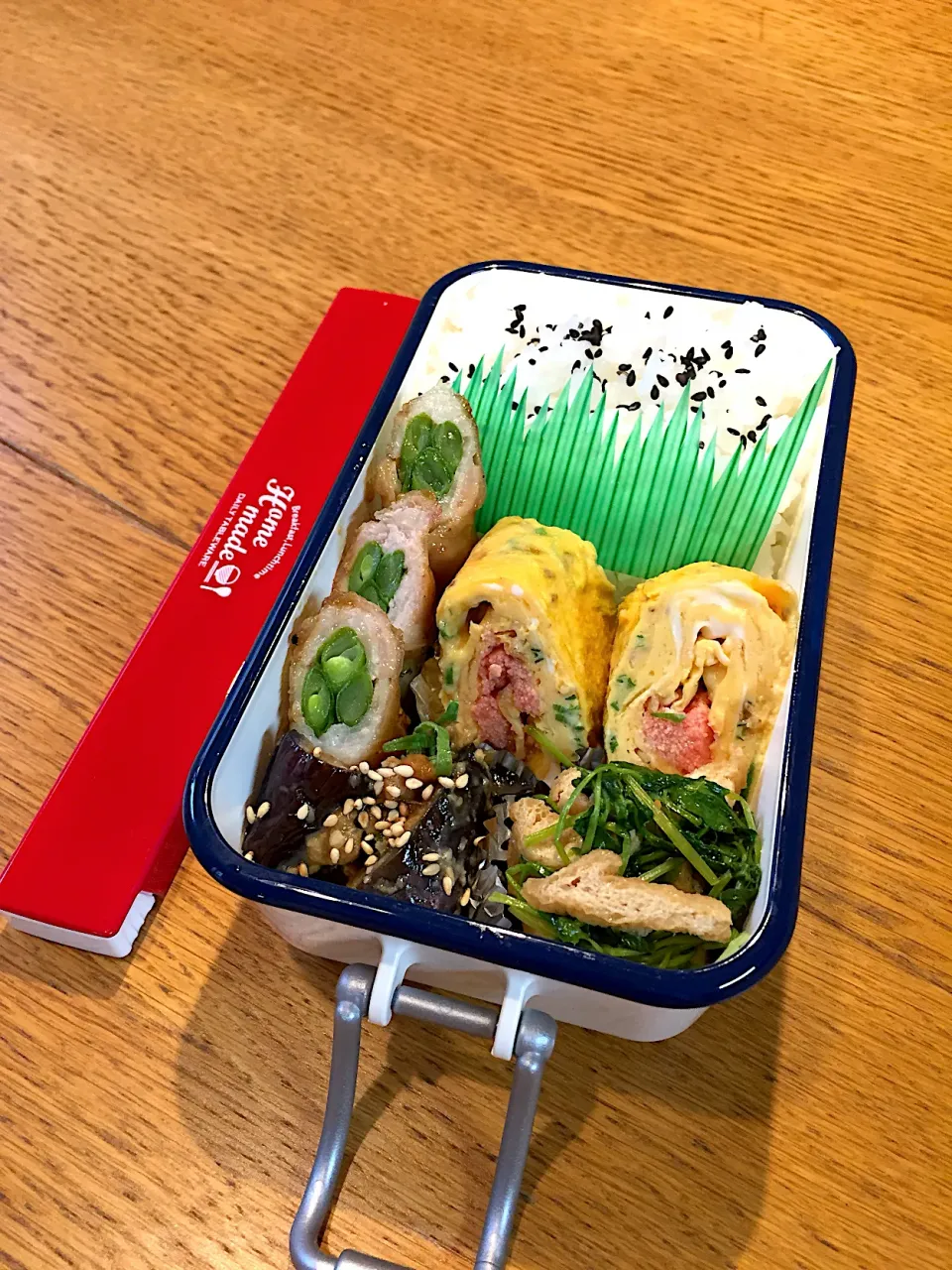 娘ちゃん弁当  いんげんの肉巻き|まつださんさん