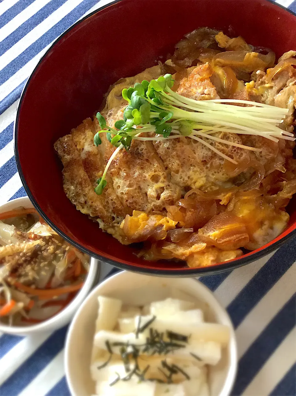 次女との在宅ランチ！カツ丼|yukoさん