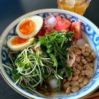 Snapdishの料理写真:素麺アレンジ|hiroさん