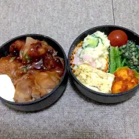 Snapdishの料理写真:旦那ちゃん弁当😊|ちゃびきゅさん