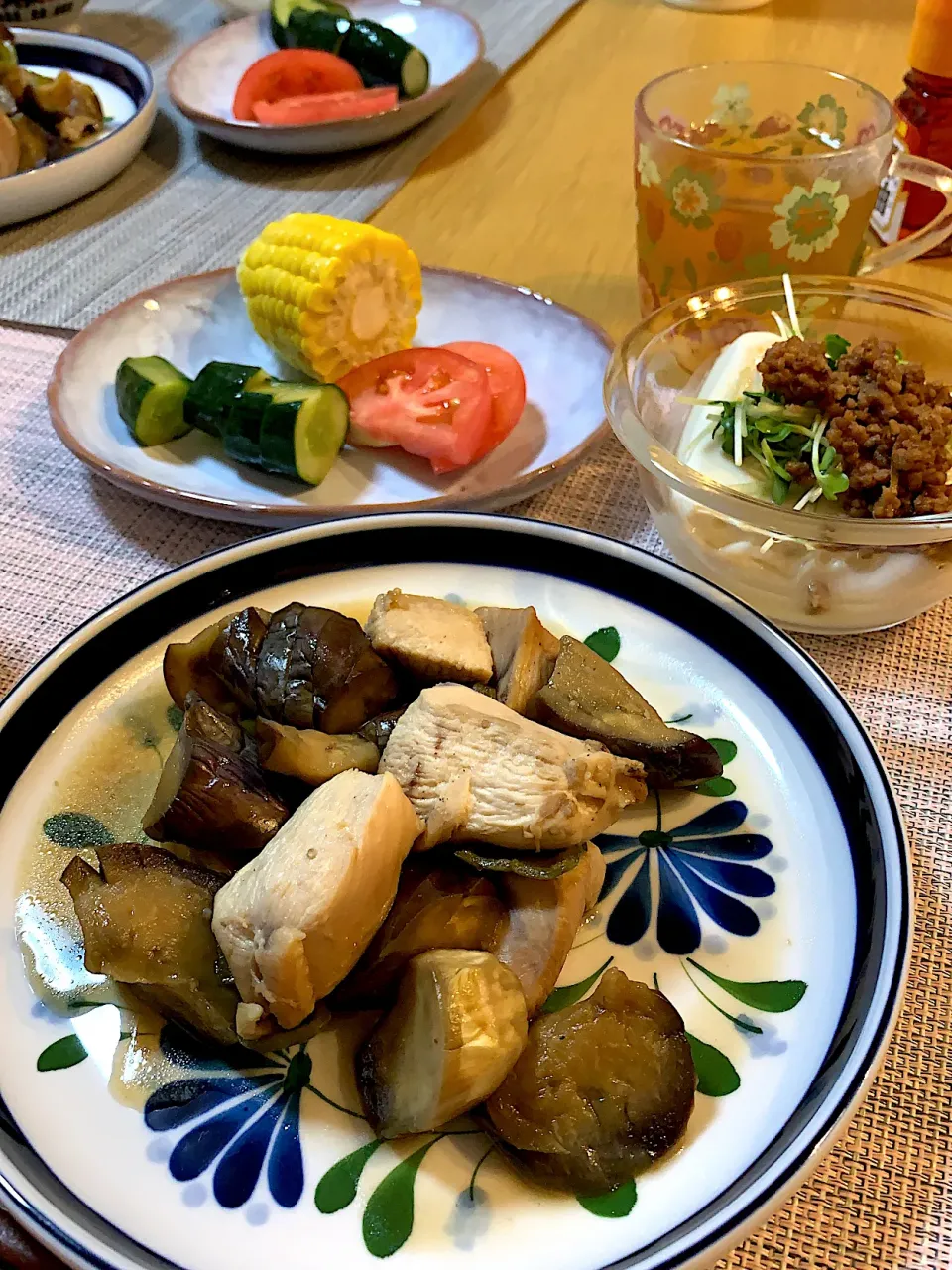 茄子と鶏肉の南蛮炒めで晩御飯|Mikaさん