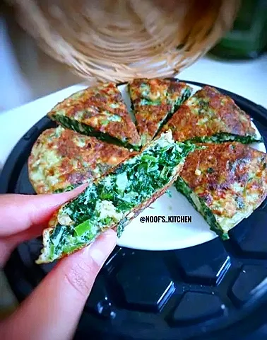 Chicken Spinach Omelette|Noofs___さん