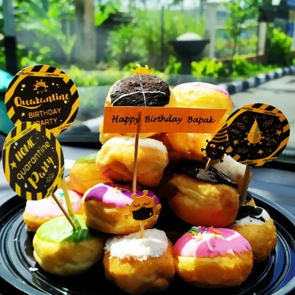 Mini Donat Birthday Tower|Dudieさん