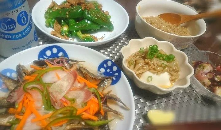 マイクロ豆鯵🐟の南蛮漬け✴️
 
  由美さんの料理  
    手作り生姜なめ茸 豆腐🍄|びせんさん