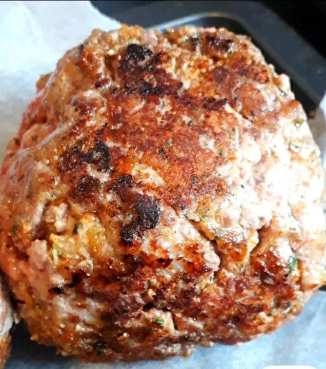 beef and sausage meat stuffed meatball|kelly2shoesさん