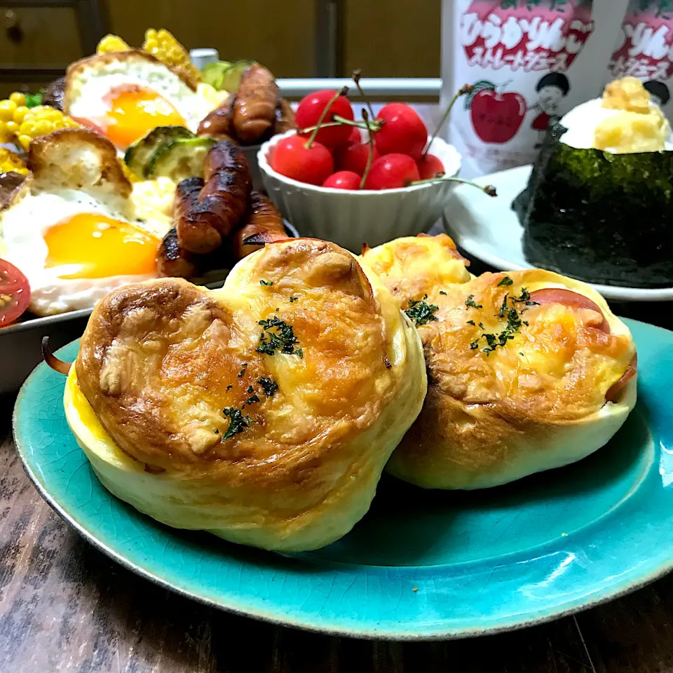 今日の朝ごパン|mihooobuuさん