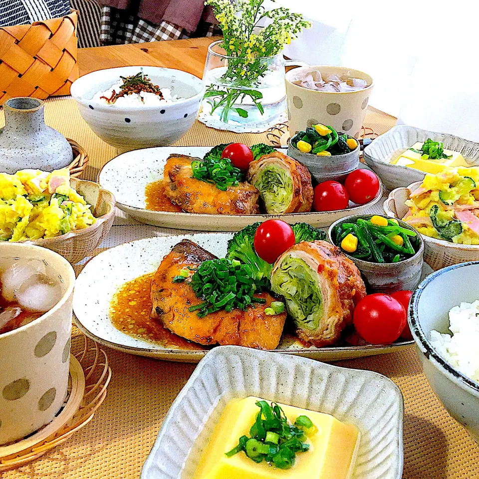 Snapdishの料理写真:きょうのあさごはん🐟🍚🥢☆*:.｡|mou mouさん