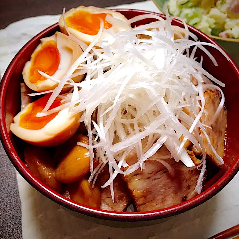 ネギチャーシュー丼|11さん