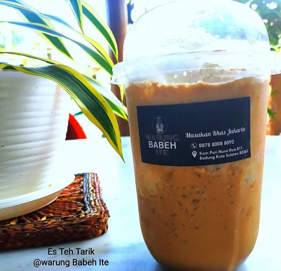 Snapdishの料理写真:Ice Teh Tarik yummi... @warung babeh ite Nusa dua Bali|lidiaさん