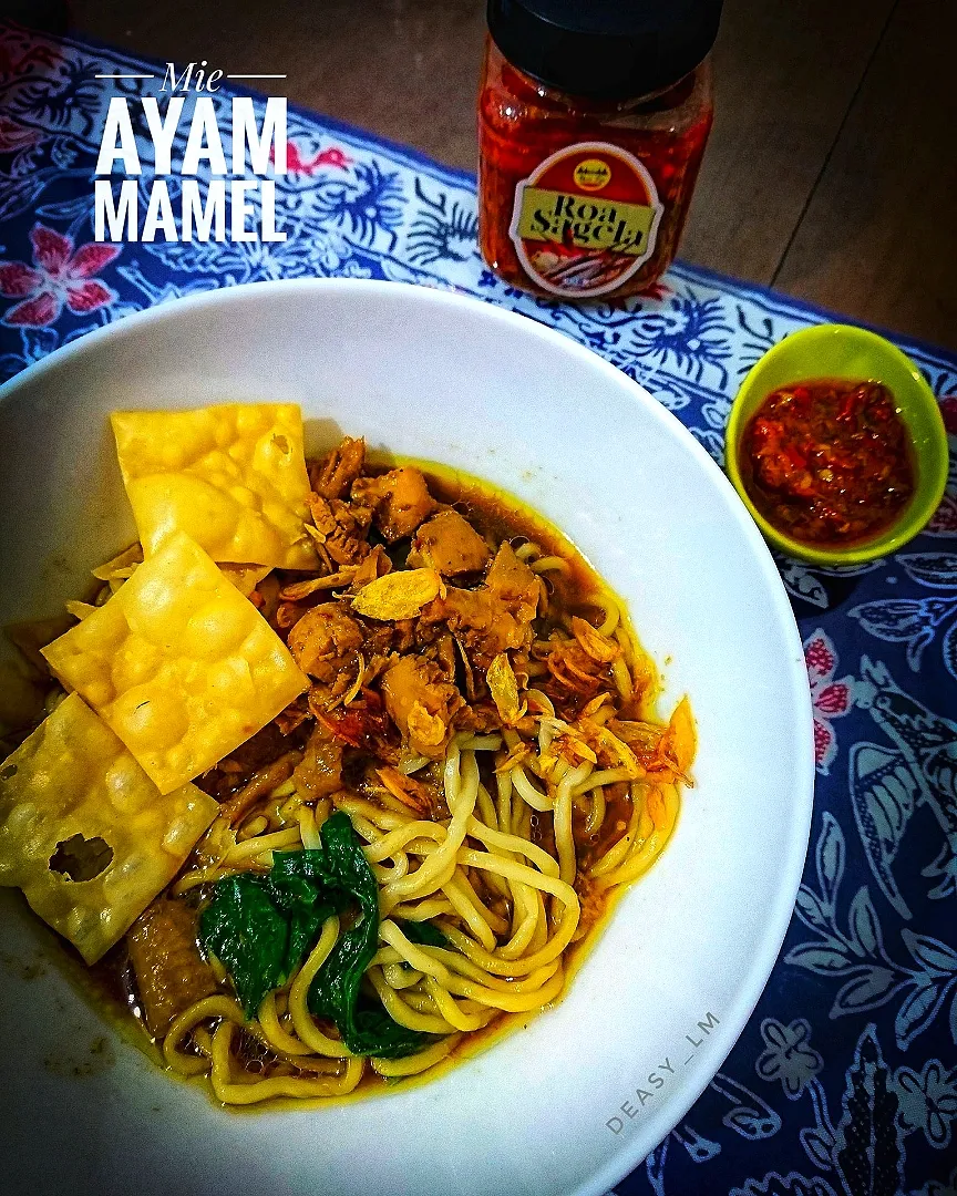 Mie Ayam Mamel + Sambal Roa Sagela UniTia = Muantap Djiwa 🥘 👍|Deasy LMさん