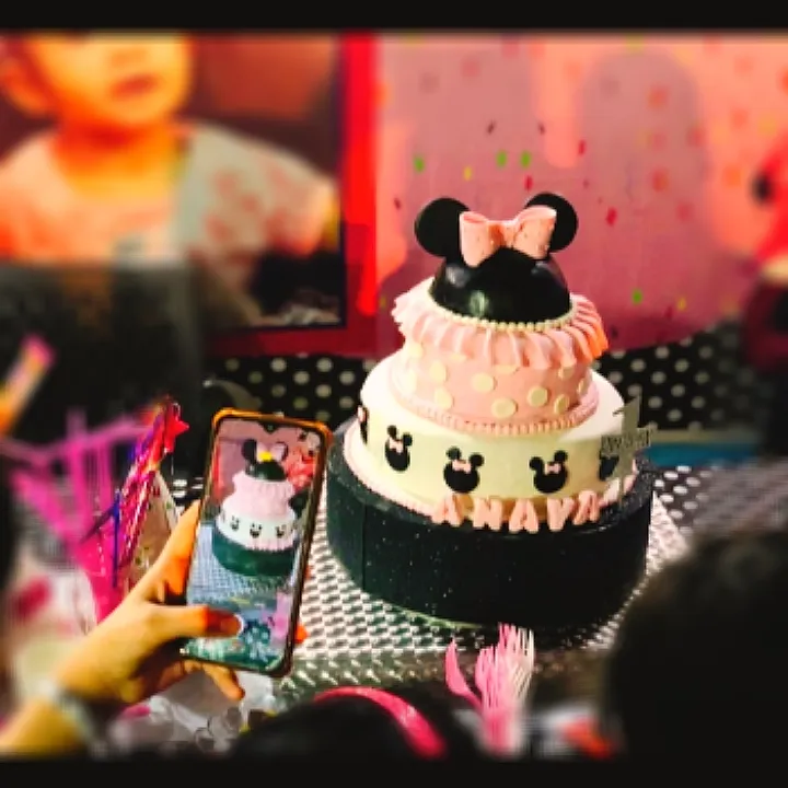 mini mouse theme cake 😊😎|M's cakemakeさん