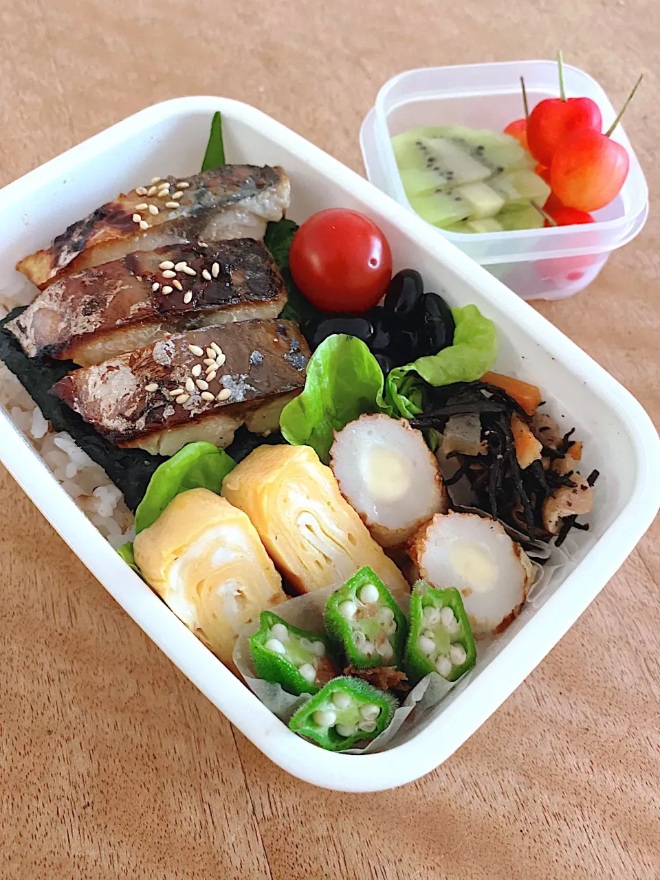 サバの西京漬の海苔弁当|Sakikoさん