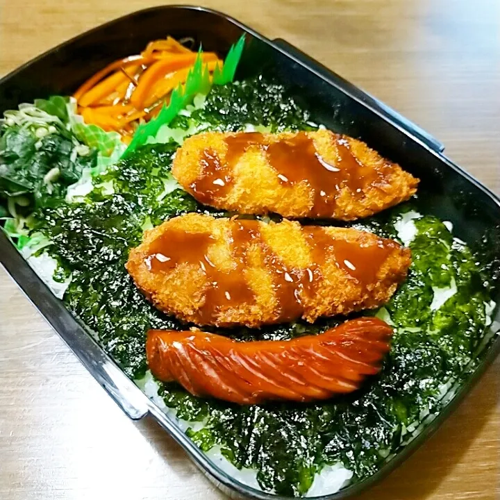 Snapdishの料理写真:揚げ物弁当 7/3|ぴらさん