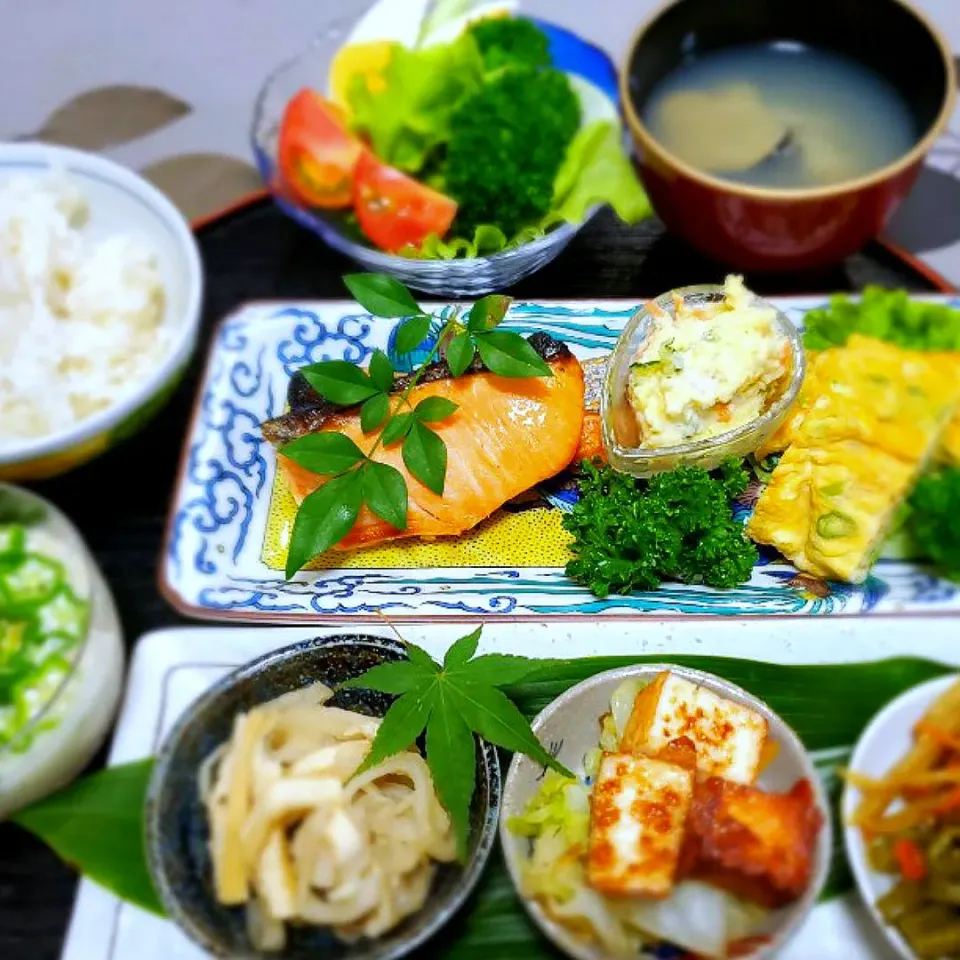 Snapdishの料理写真:今日の朝ご飯🍚|こまちさん