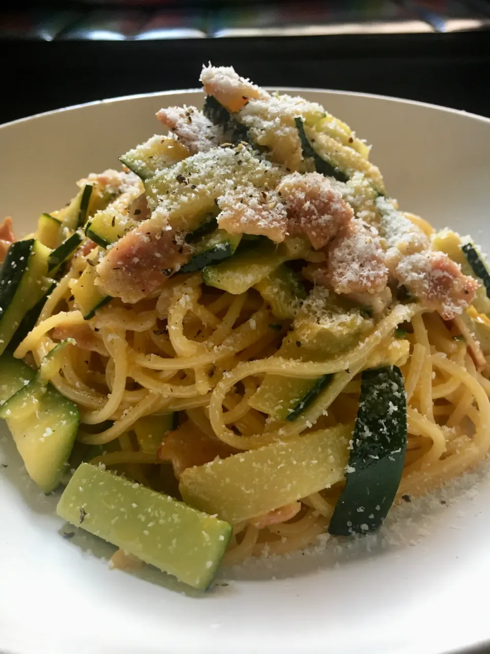 Zucchini Carbonara＊ズッキーニのローマ風カルボナーラ|Miboさん