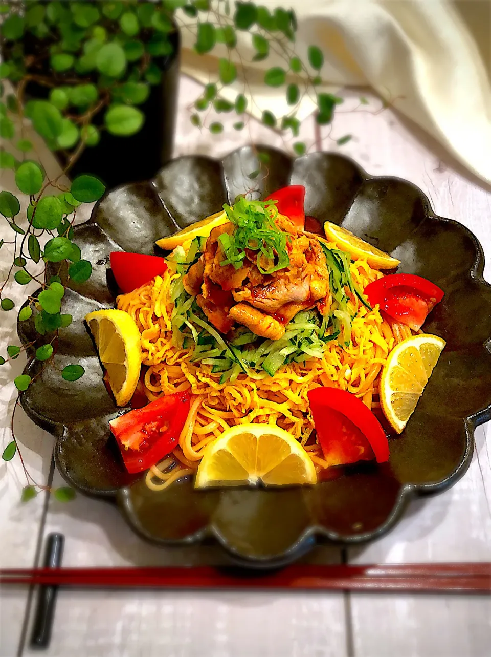 うま辛素麺ビビン麺(*˘▿˘✽)半田素麺で〜✨|AXさん