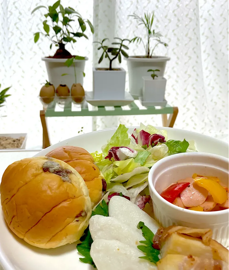 今日の朝ご飯😊|かぴかぴさん