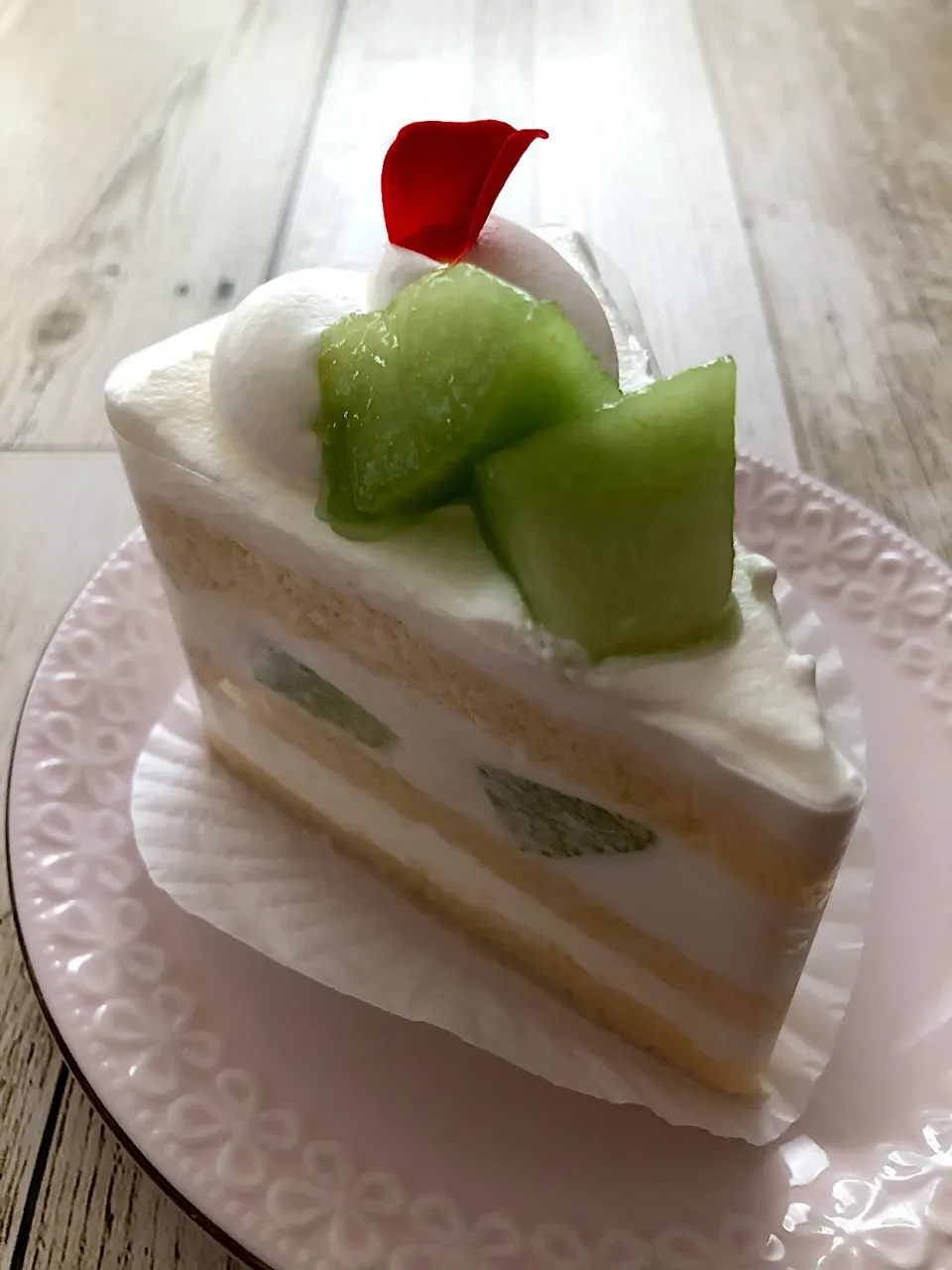 メロンのショートケーキ🍈@パティスリーイチリン（上尾）|Kazuya Miyukiさん