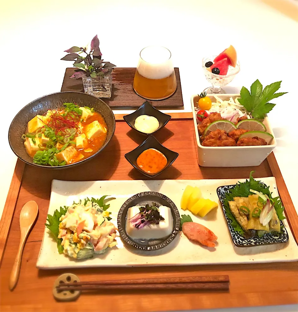 チキンナゲットと麻婆豆腐|あっこさん