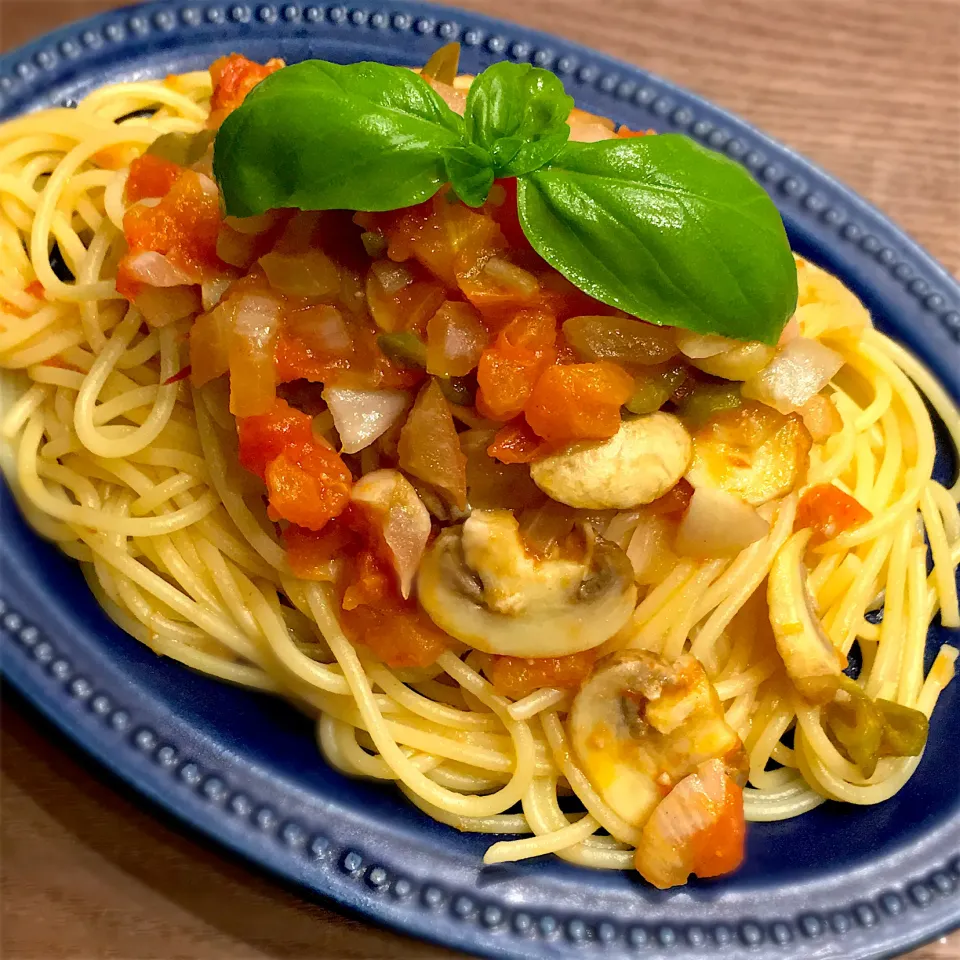 発酵トマトと玉ねぎ麹のパスタ🍝|べべべさん