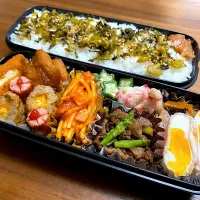 中学生男子😋お弁当🍱焼肉〜♩¨̮|ma-chanさん