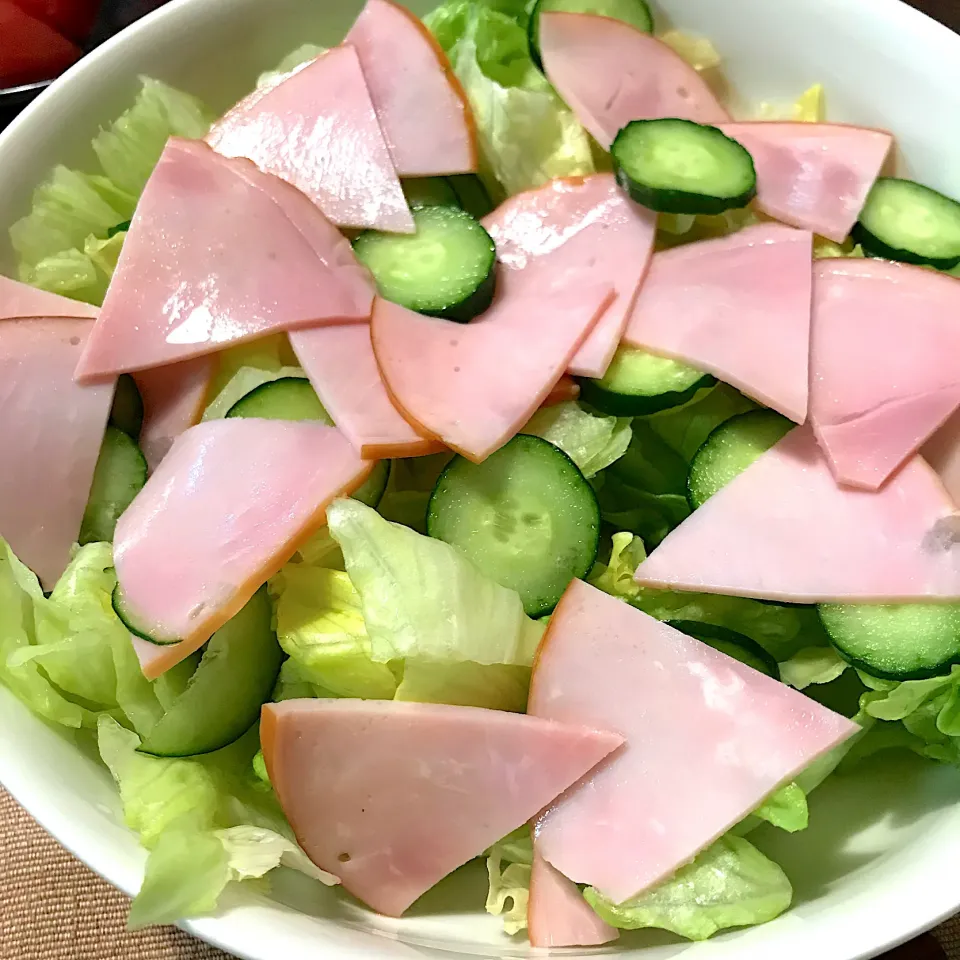 ハムときゅうりのサラダ🥗|純さん