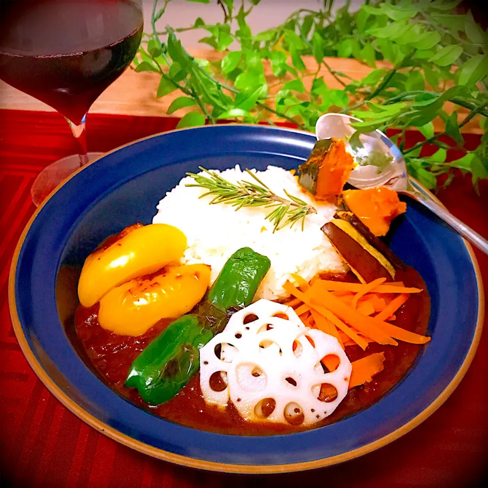 🥕🧅🥔🍆野菜は味方　　　野菜カレー🍛|Sの食卓さん