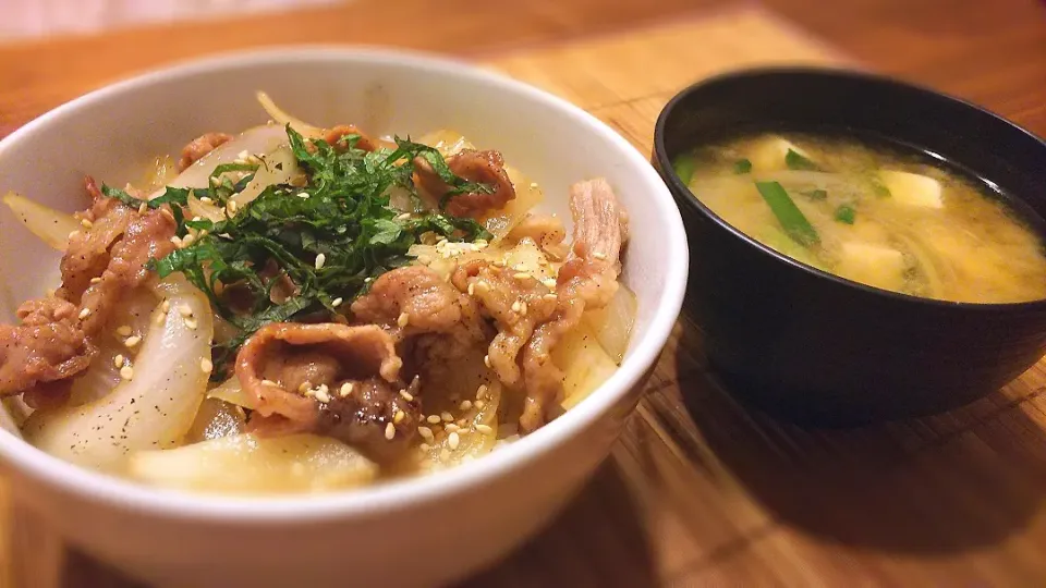 豚丼～
の晩ごはん✨|kaz(*･ω･)さん