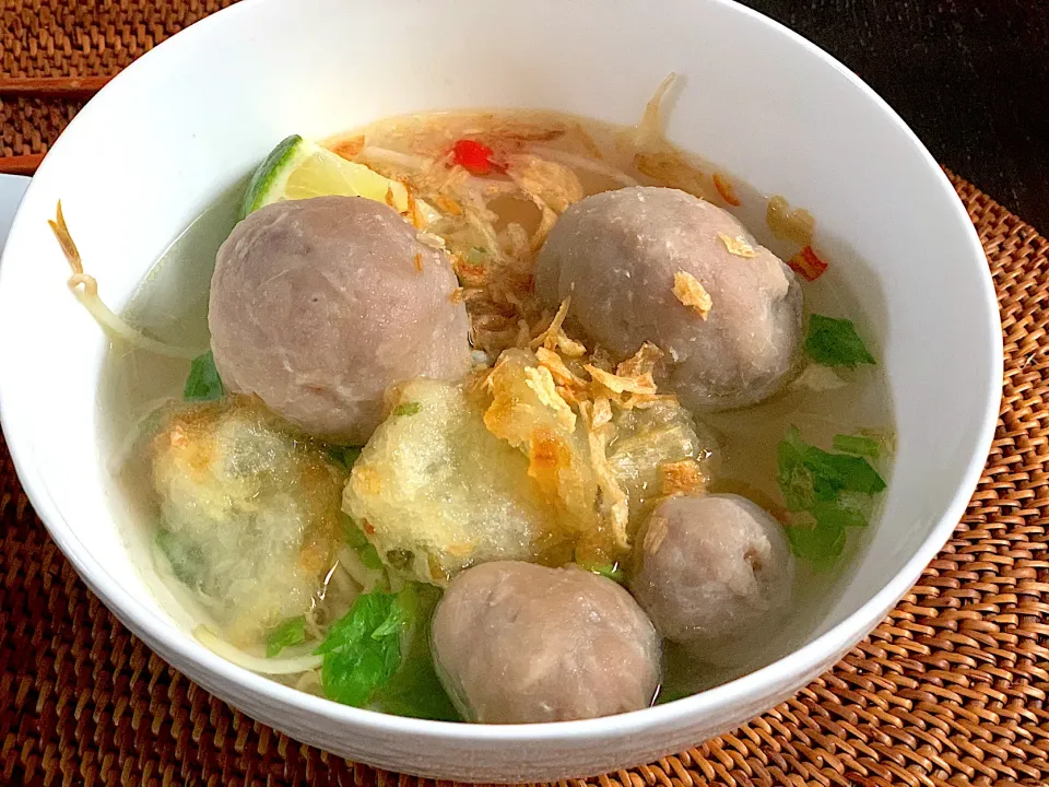 Snapdishの料理写真:Bakso beranak|yeni kartikasariさん