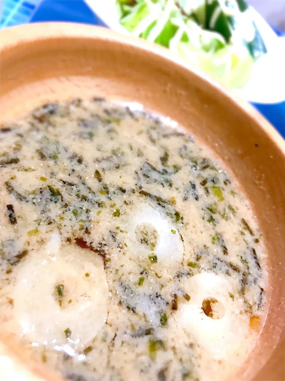 海苔とお麩の味噌汁(･∀･)|舞さん