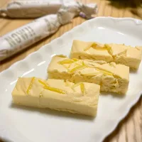 (生クリーム不使用)レモンチーズケーキ🍋|Moanafoods73さん