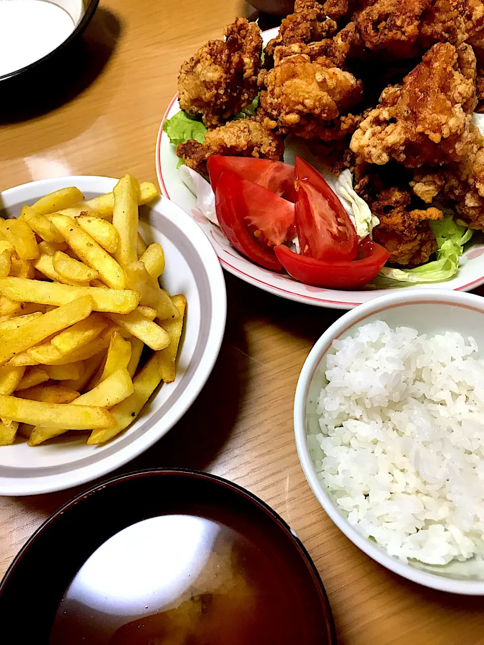 夏野菜トマトとがっつり唐揚げ|sinさん