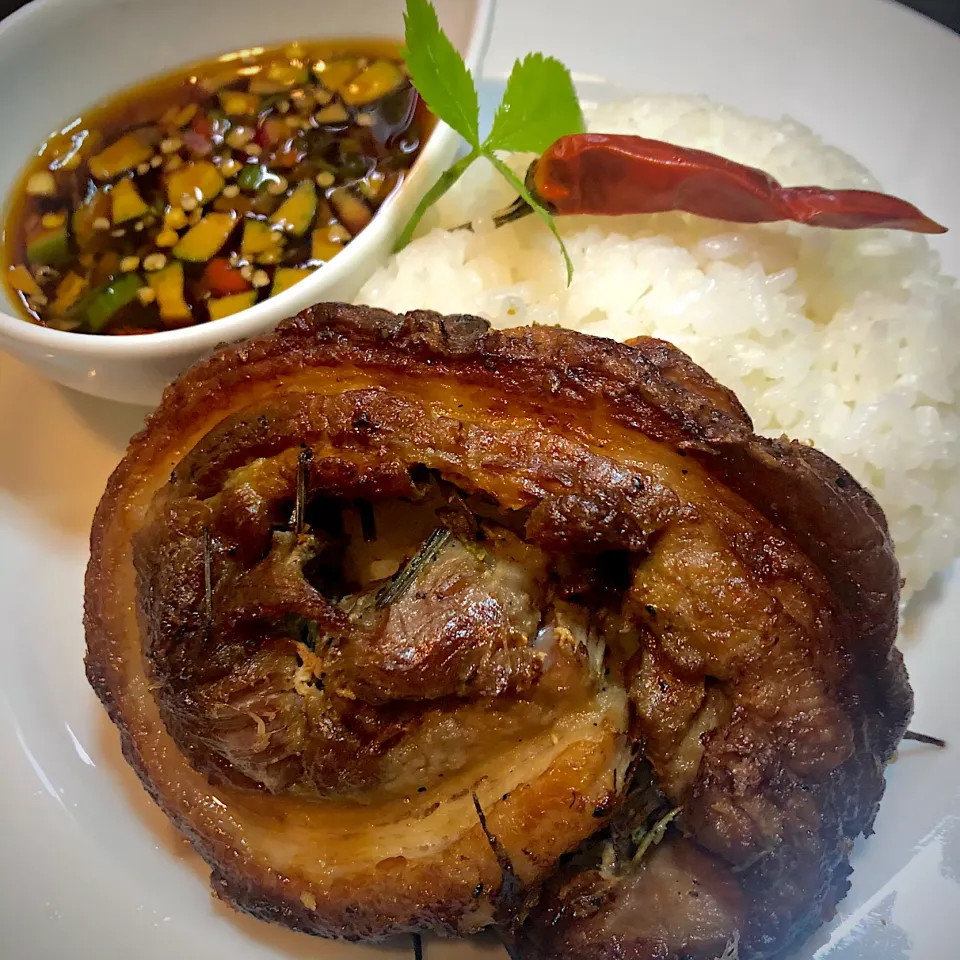 Snapdishの料理写真:Lechon Pork Belly ( no skin )|Laarni Nabongさん