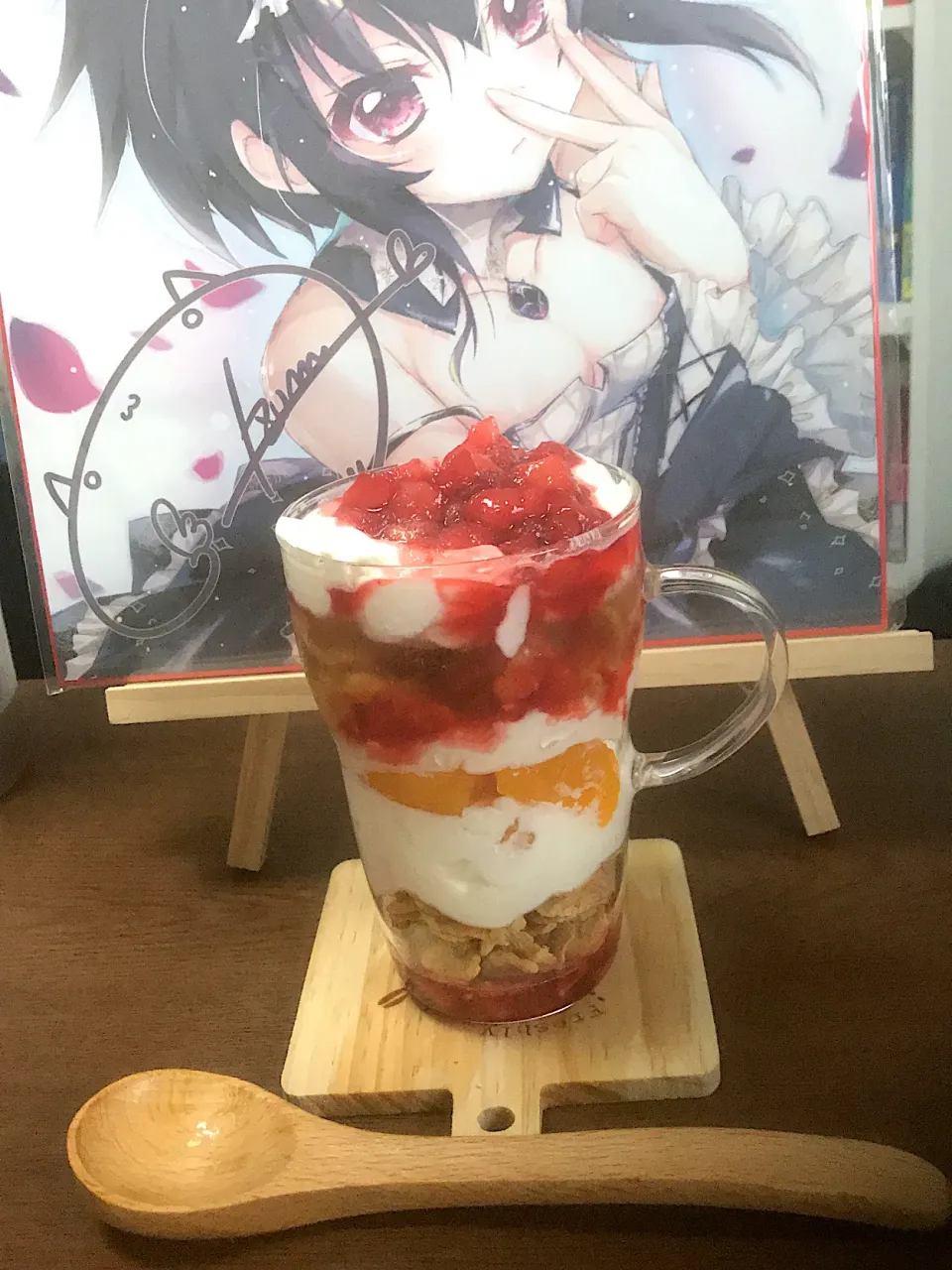 Snapdishの料理写真:9-nine-結城希亜イメージパフェ|わたゆーさん