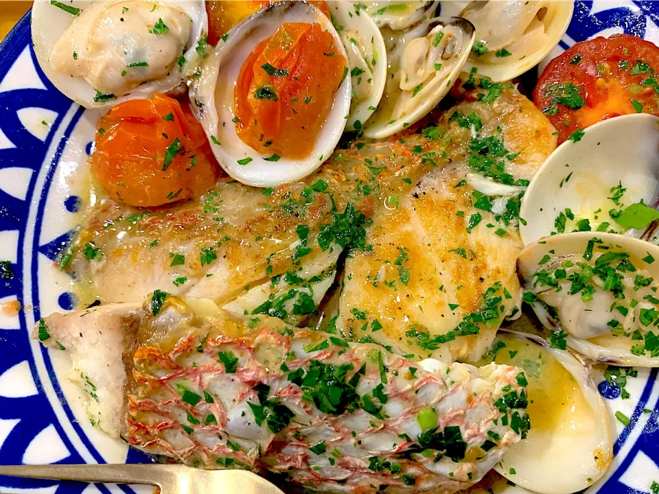 Red snapper acqua pazza|Rjさん