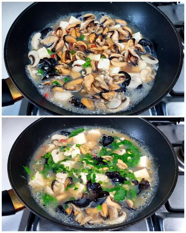 mussels and tofu casserole|steven z.y.さん