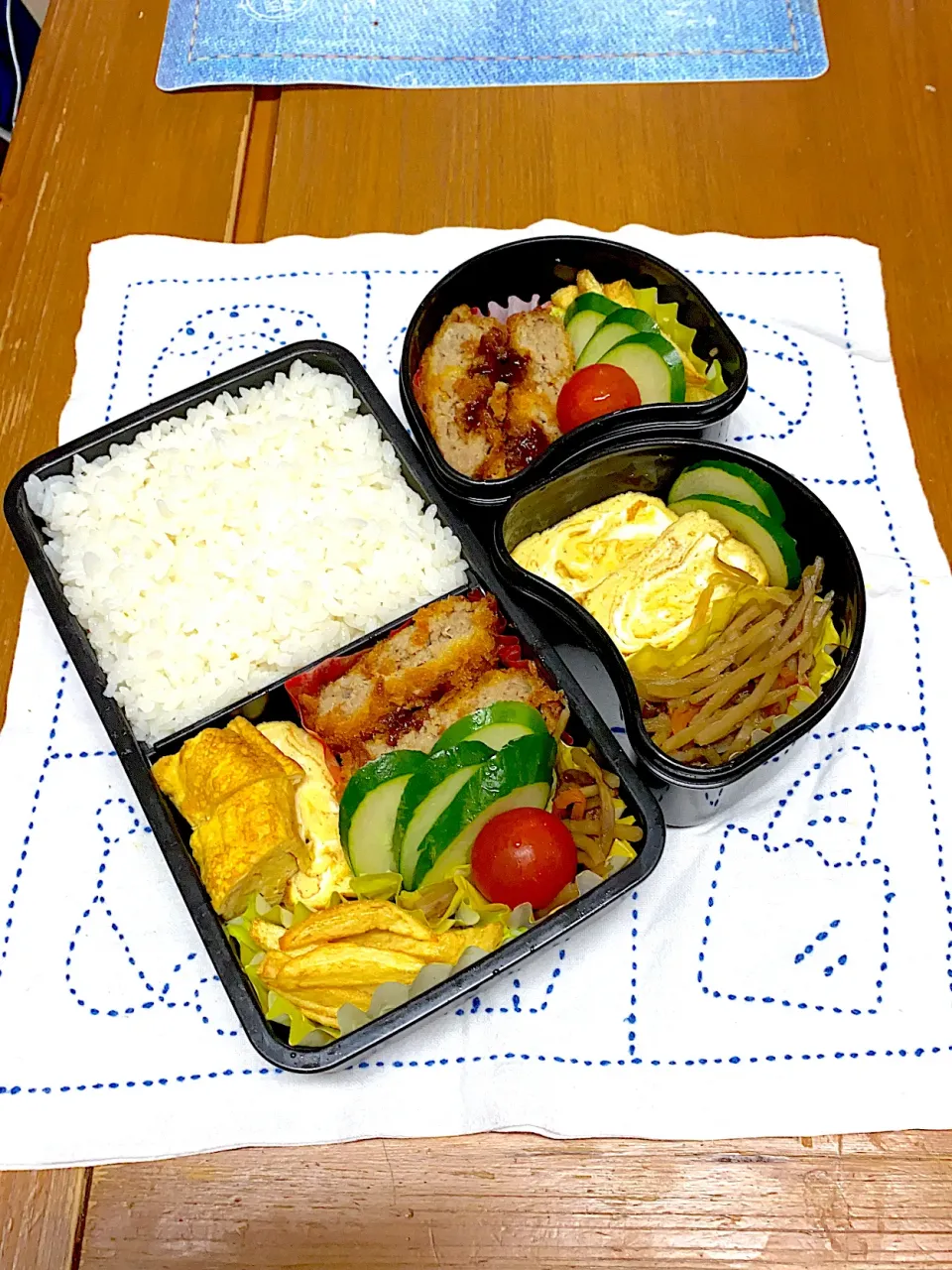 7月6日月曜日ミンチカツ弁当|アッキーさん