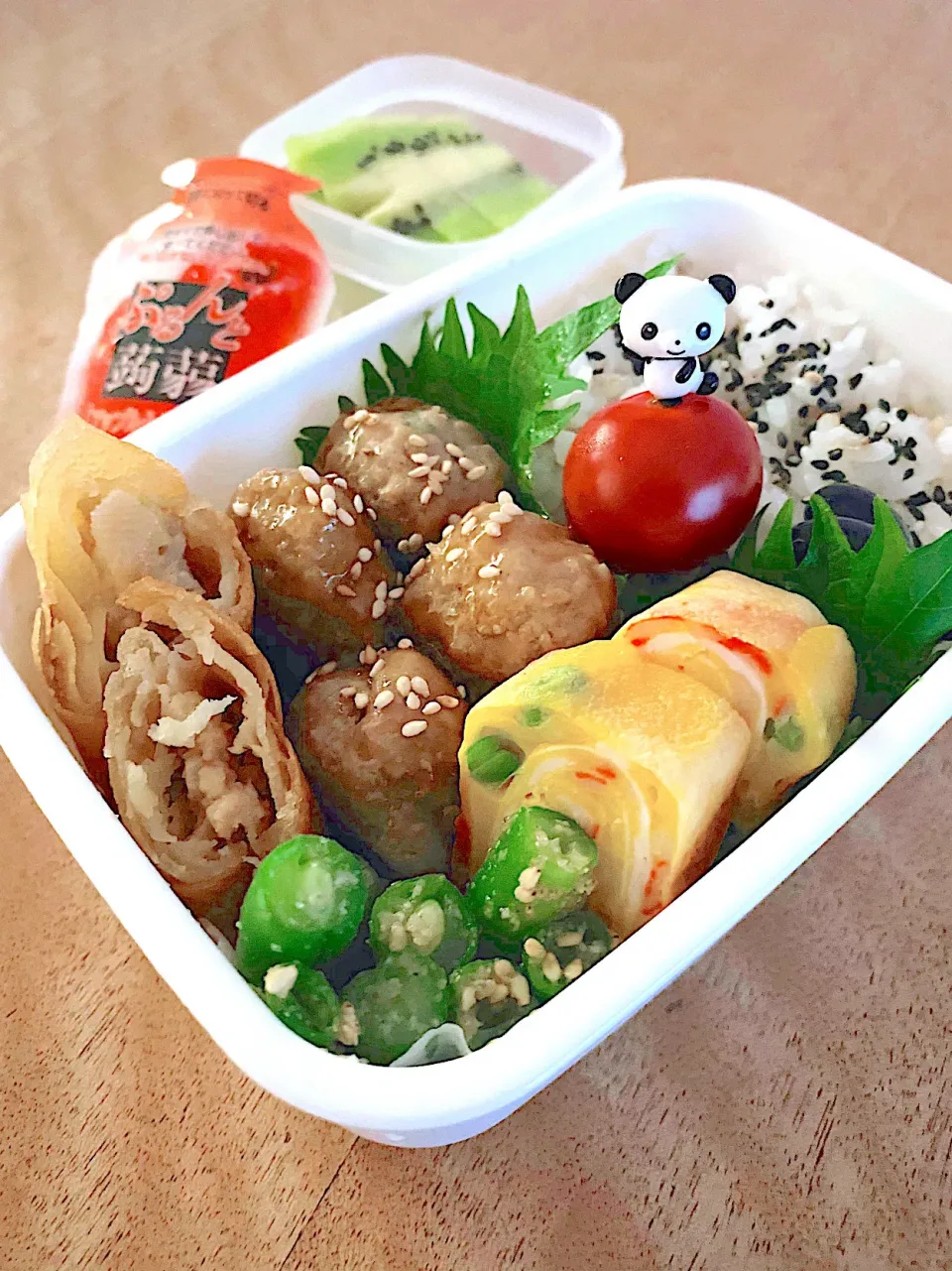 中華風肉団子の甘酢あんのお弁当|Sakikoさん