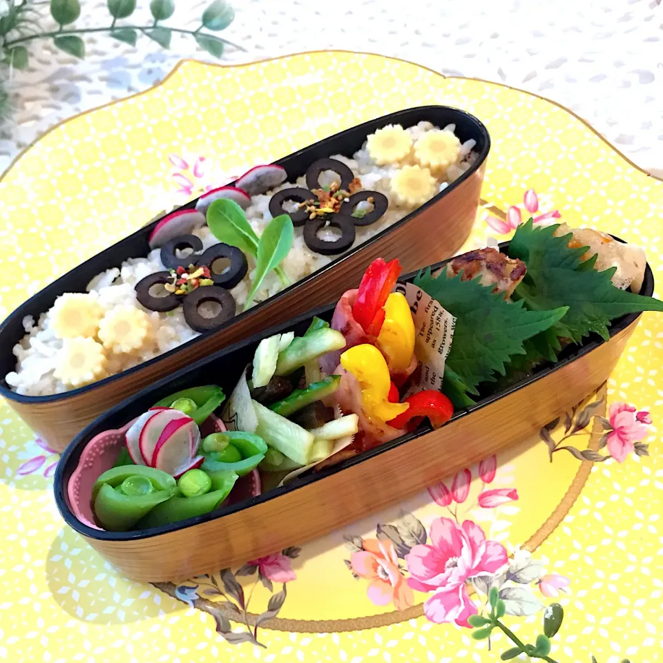 パプリカベーコン巻き弁当|lunadropさん