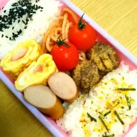 Snapdishの料理写真:娘（高1）のお弁当|みさママさん