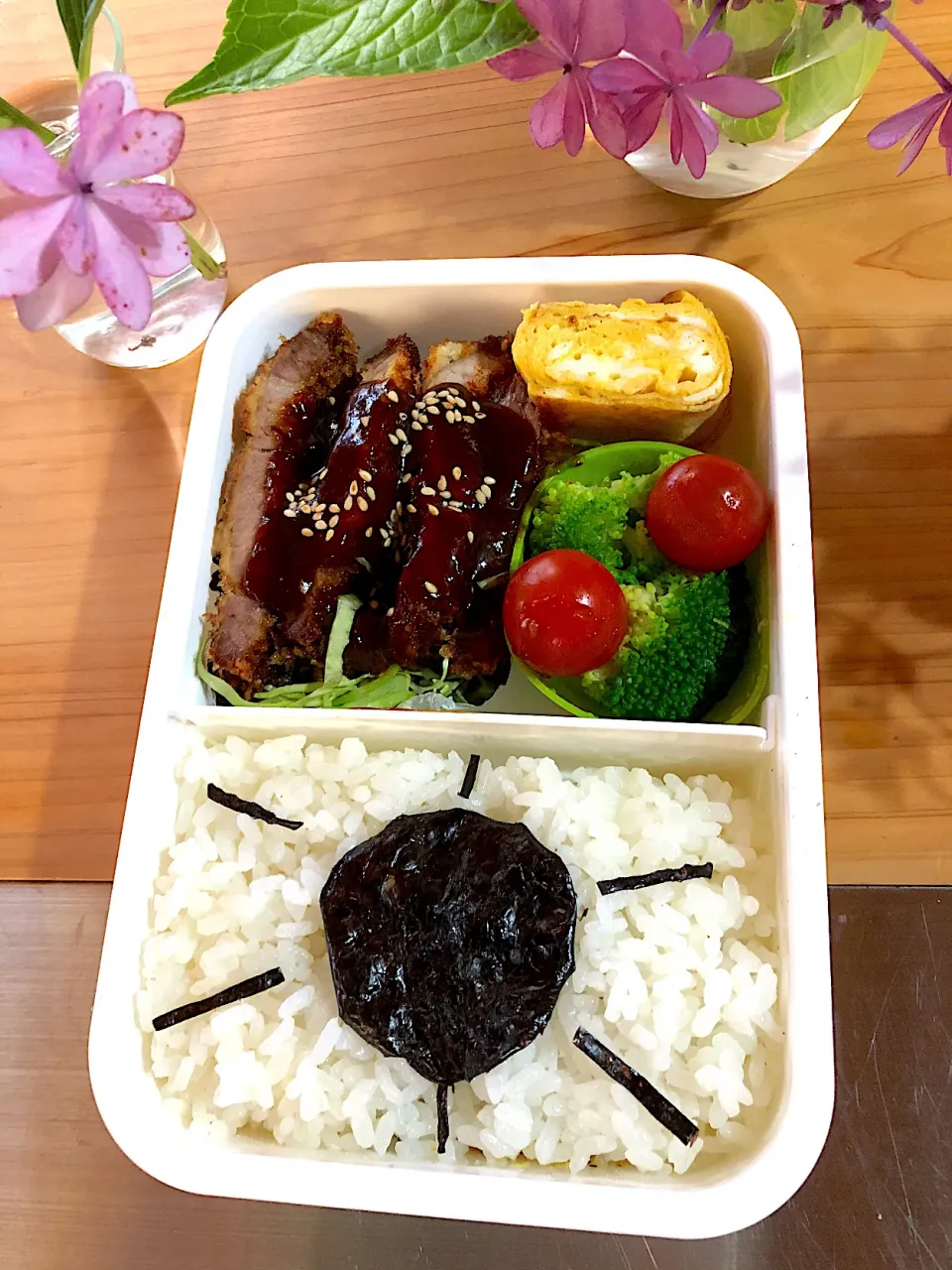 31日目 味噌カツ弁当|mikoさん