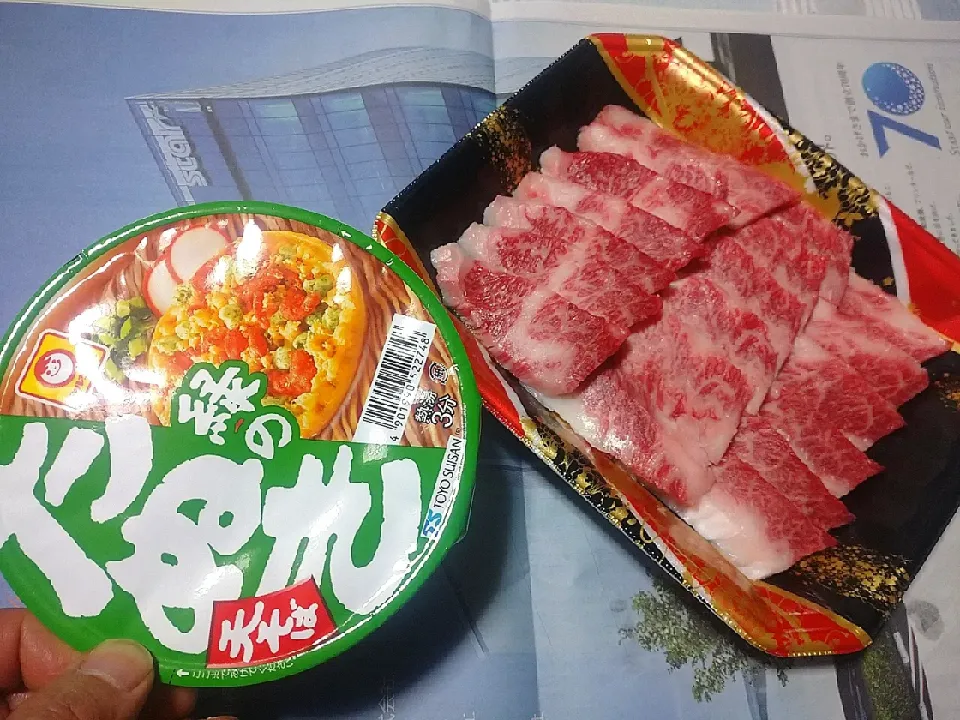 天ぷらそばと、1880円の牛肉！|ひろみさん