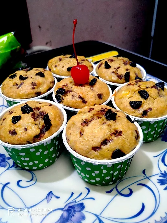 Snapdishの料理写真:muffin pisang|nazilllakaylinさん